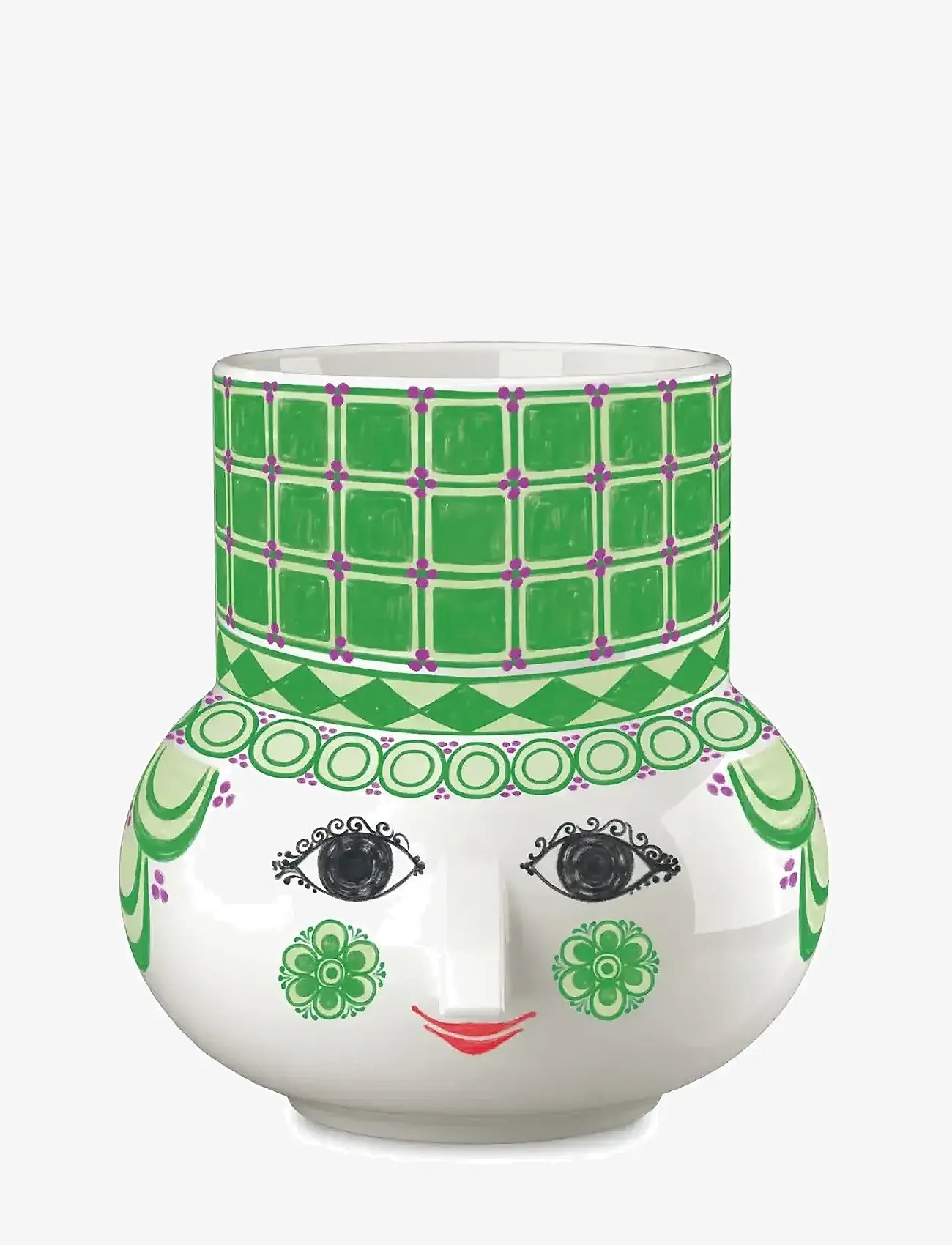 Bjørn Wiinblad - Olga Block candle holder H12 green - küünlajalad - green - 1