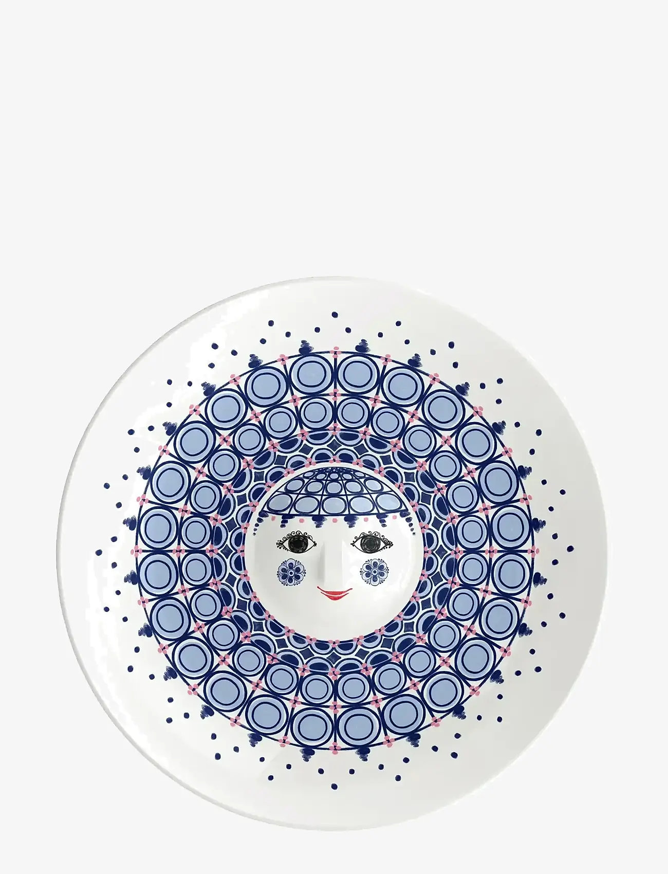 Bjørn Wiinblad - Olga Dish Ø33 cm blue - servierplatten - blue - 1