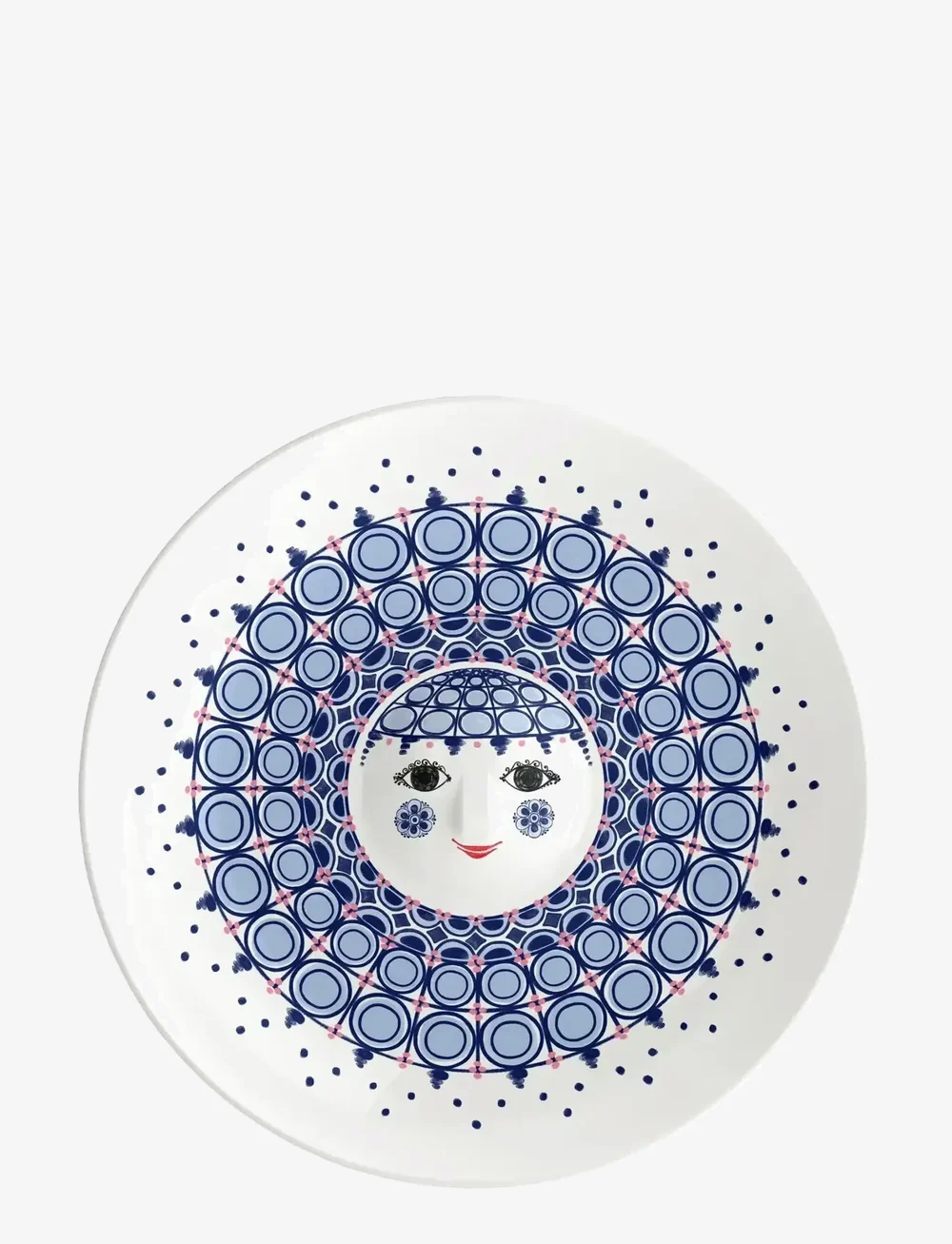 Bjørn Wiinblad - Olga Dish Ø33 cm blue - servierplatten - blue - 0