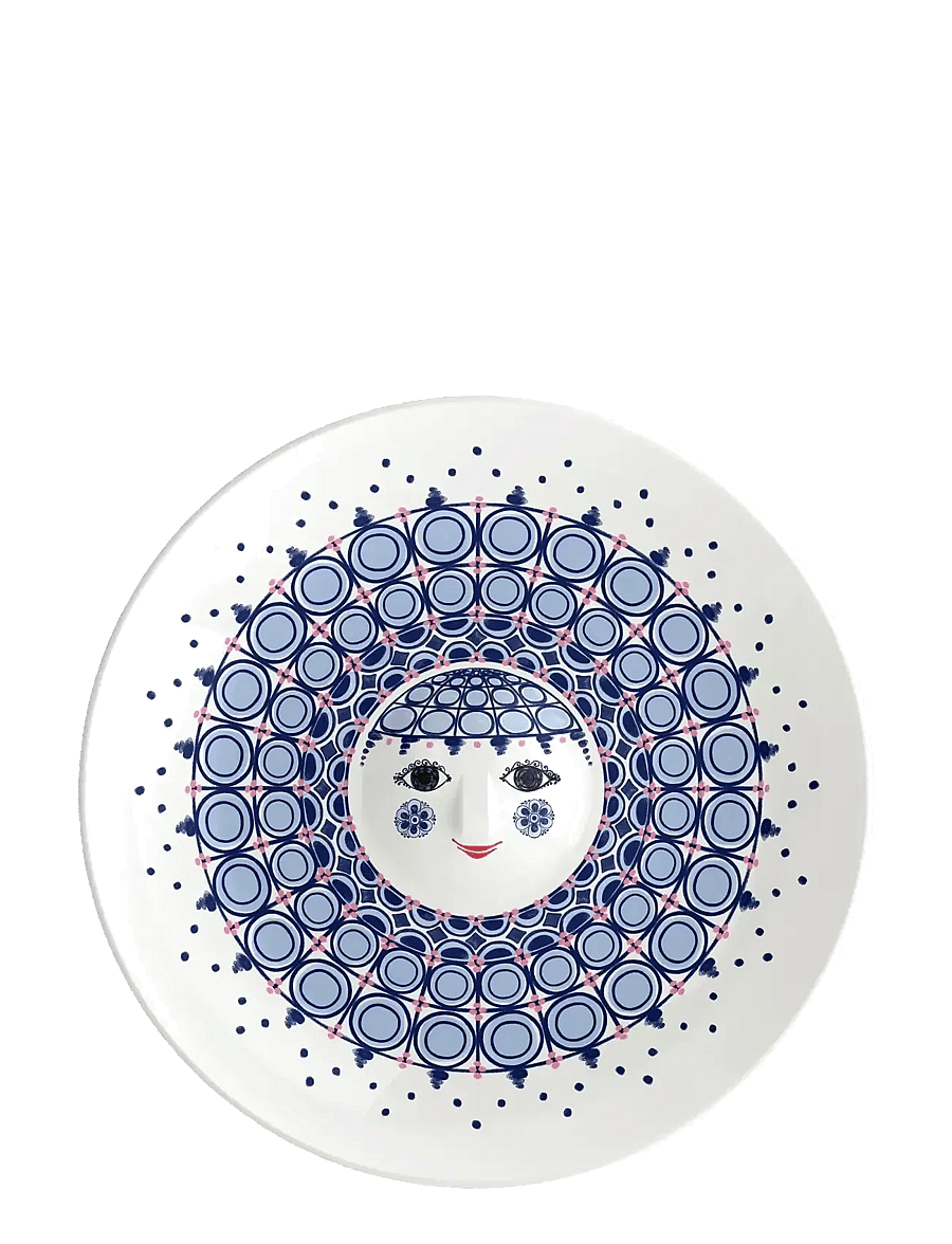 Bjørn Wiinblad - Olga Dish Ø33 cm blue - serving platters - blue - 1