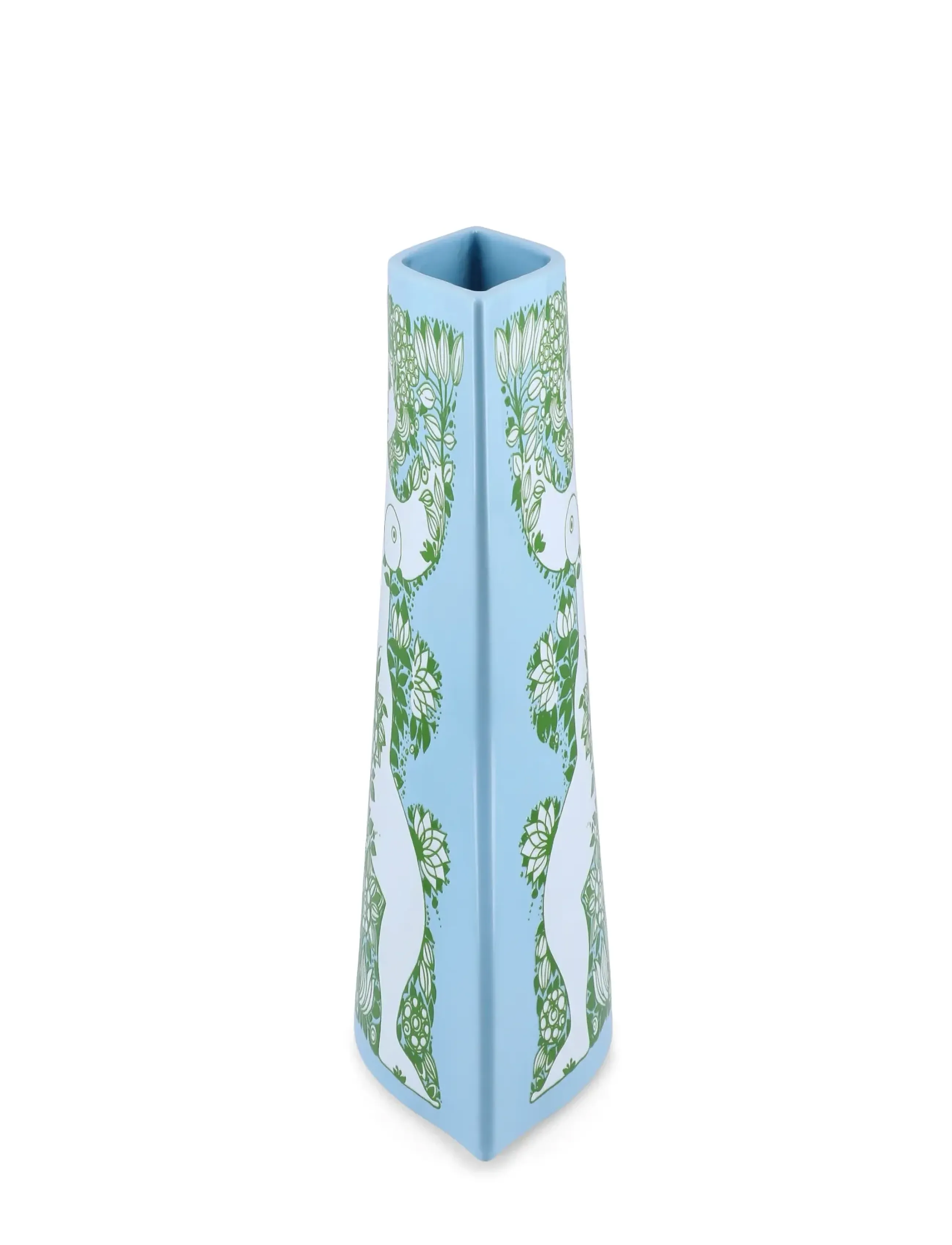 Bjørn Wiinblad - Nina Vase H28.5 cm light blue/green - figures et sculptures - light blue/green - 3