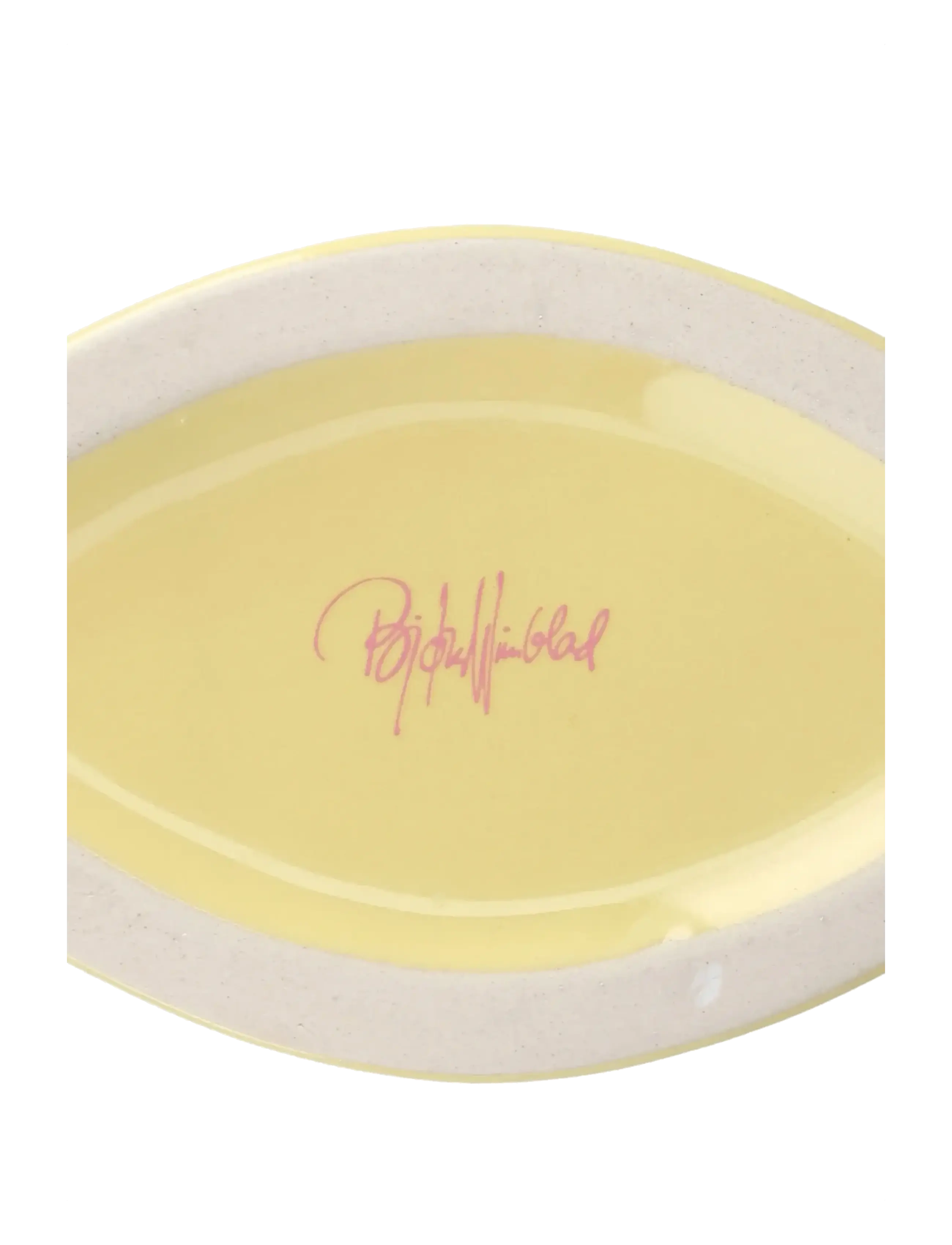Bjørn Wiinblad - Nina Vase H22 cm gul/pink - vaser - yellow/pink - 2