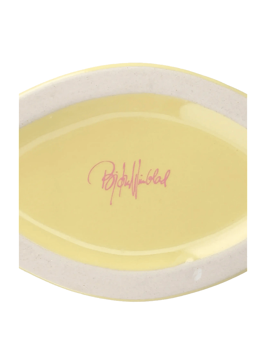 Bjørn Wiinblad - Nina Vase H22 cm gul/pink - vaser - yellow/pink - 2
