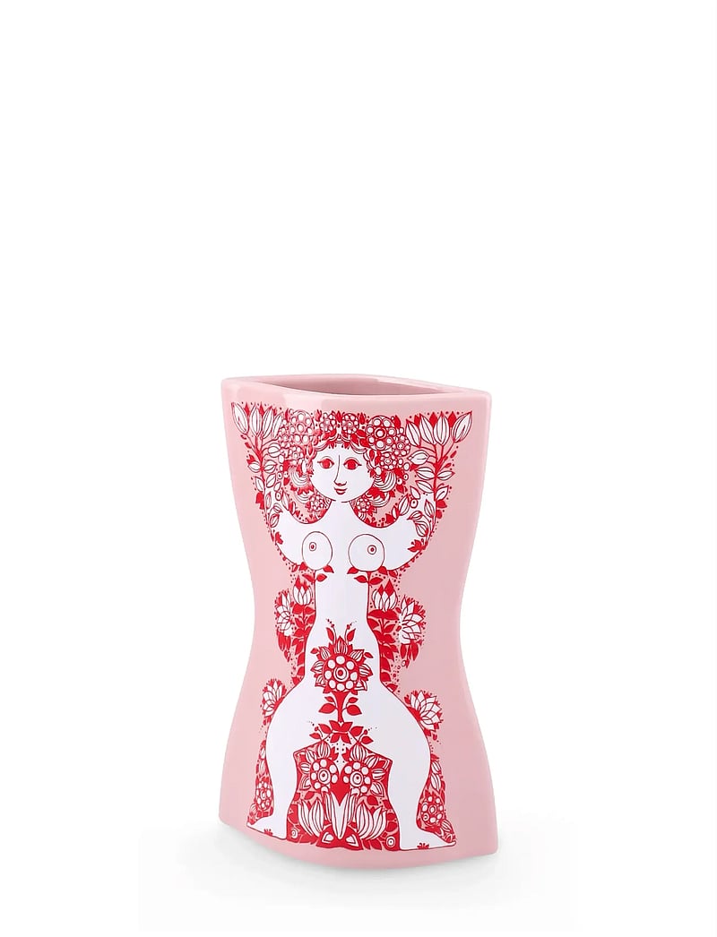 Bjørn Wiinblad - Nina Vase H16.5 cm pink/red - vasen - pink/red - 2
