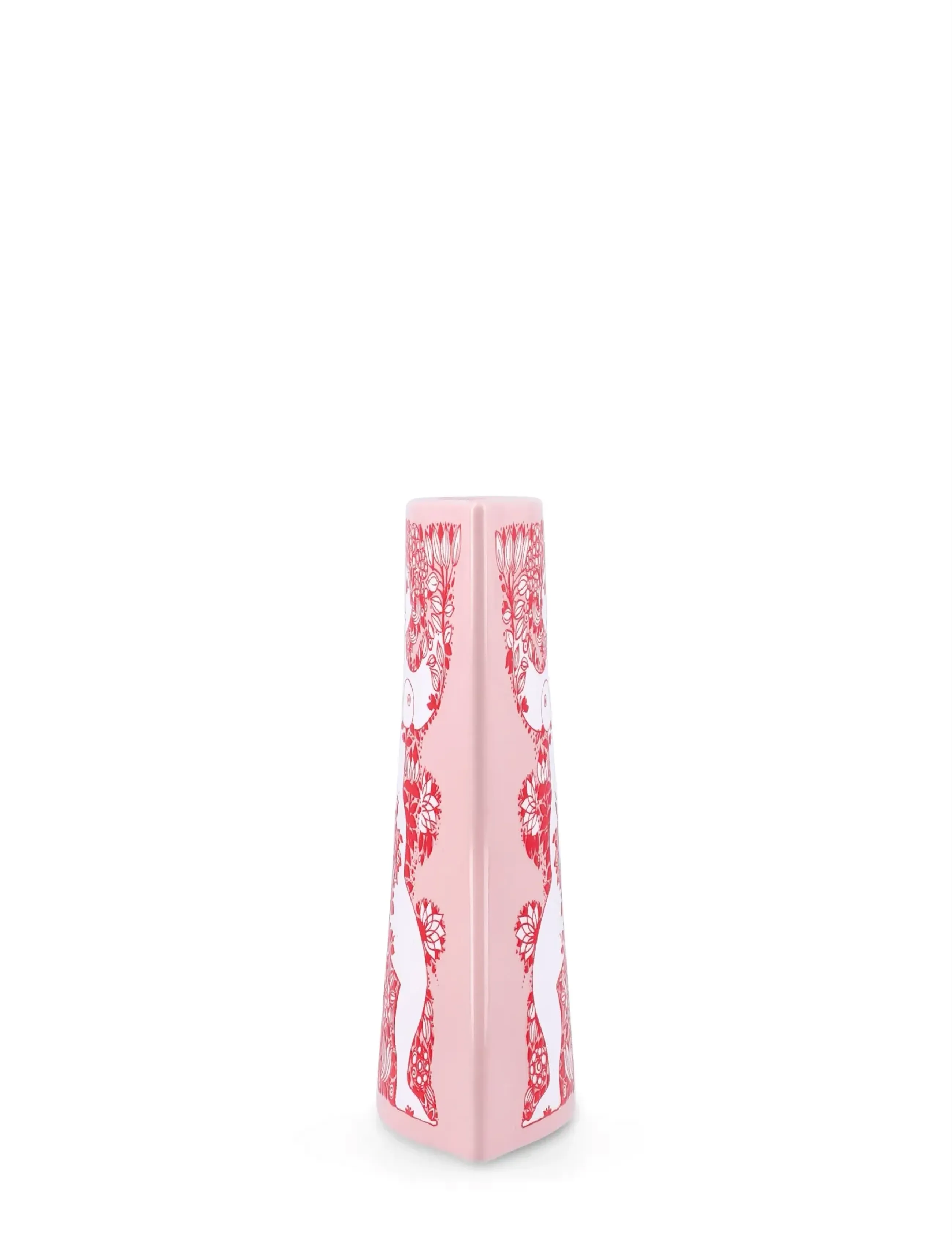 Bjørn Wiinblad - Nina Vase H16.5 cm pink/red - vases - pink/red - 3