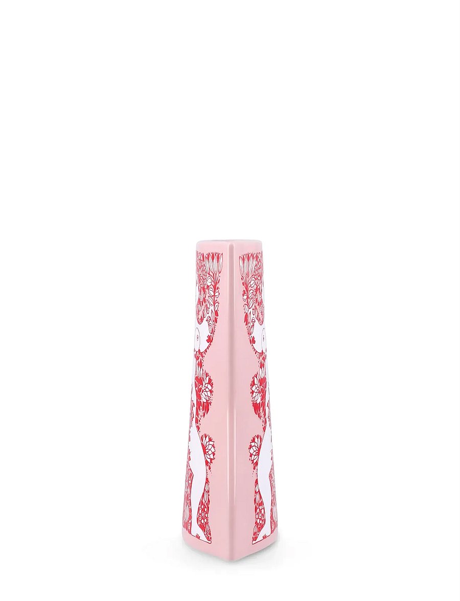 Bjørn Wiinblad - Nina Vase H16.5 cm pink/red - vases - pink/red - 3