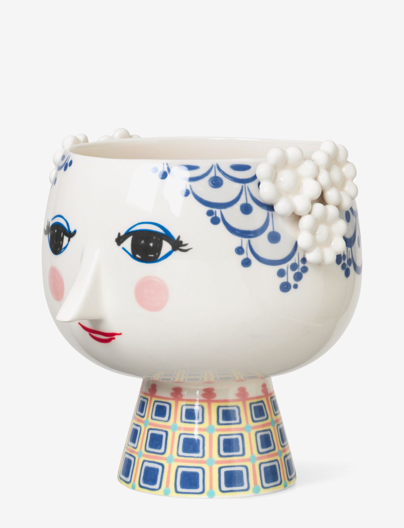 Bjørn Wiinblad - Eva Flowerpot Ø21 cm - sünnipäevakingitused - blue - 1