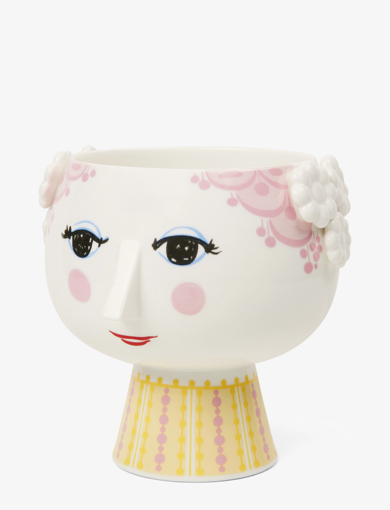 Bjørn Wiinblad - Eva Flowerpot on base Ø15.5 cm pink - blumentöpfe - pink - 2