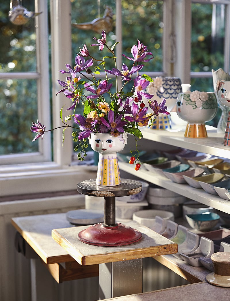 Bjørn Wiinblad - Eva Vase H15 lavender - vasen - lavender - 2