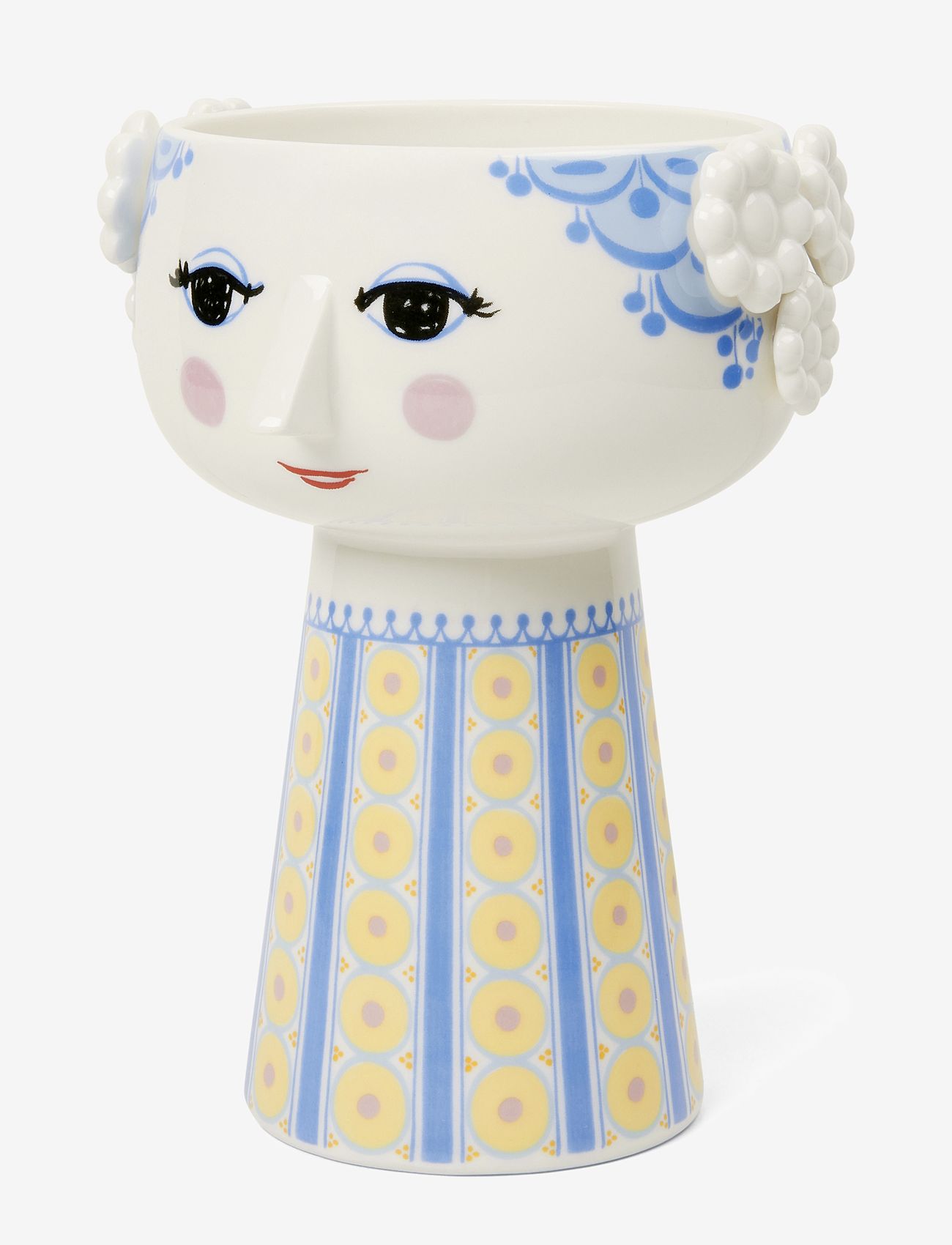 Bjørn Wiinblad - Eva Vase H18.5 blue - sorteren op prijs - blue - 2
