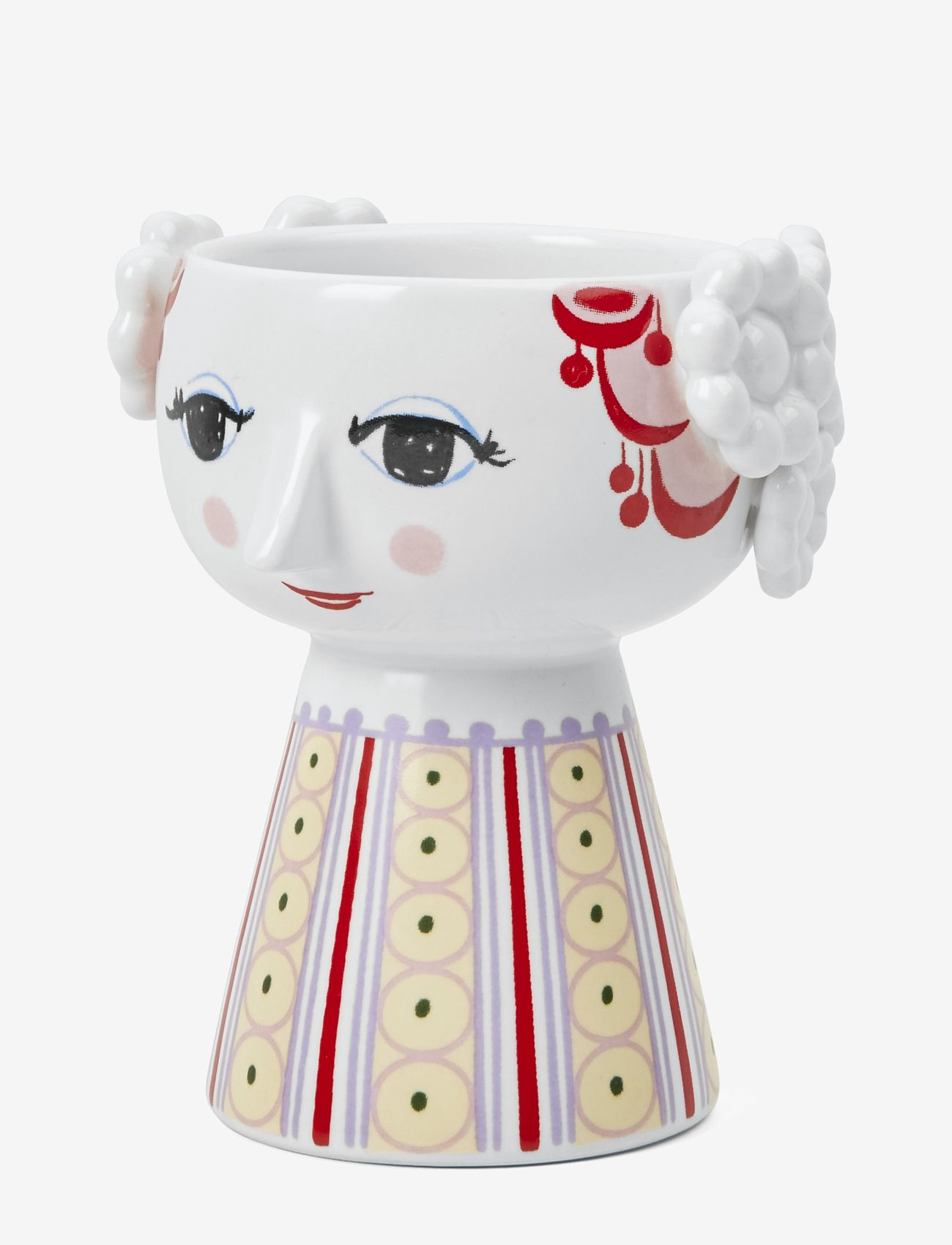 Bjørn Wiinblad - Eva Candle holder H9.5 cm lavender - candlesticks - lavender - 1