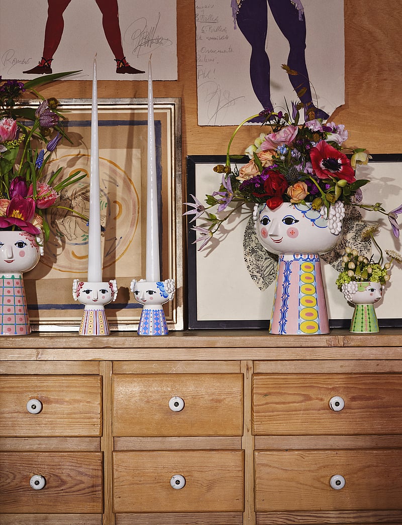 Bjørn Wiinblad - Eva Lysestake H9.5 cm lavendel - lysestaker - lavender - 0