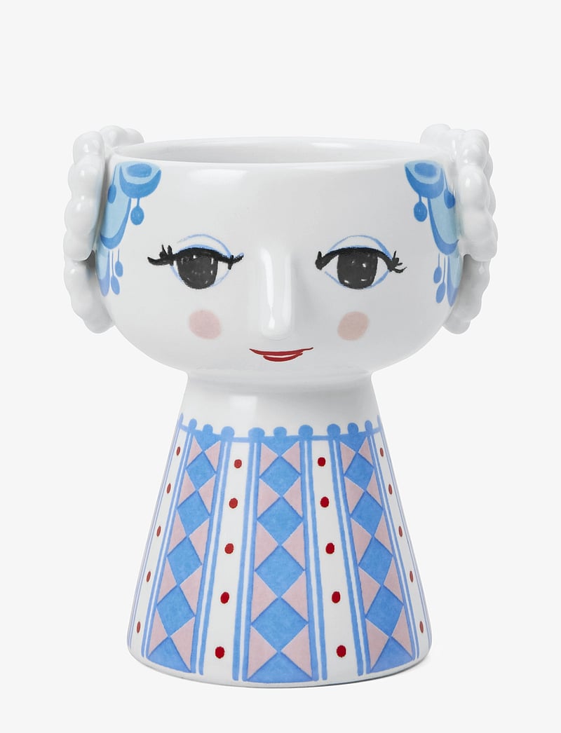 Bjørn Wiinblad - Eva Candle holder H9.5 cm blue - madalaimad hinnad - blue - 0