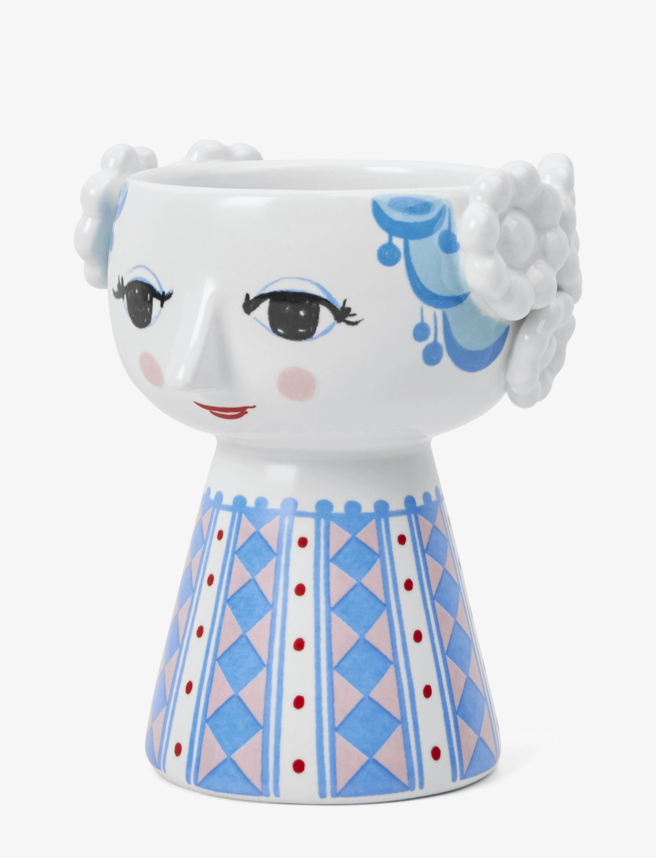 Bjørn Wiinblad - Eva Candle holder H9.5 cm blue - shop by price - blue - 2
