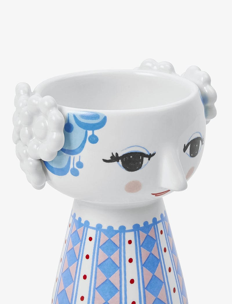 Bjørn Wiinblad - Eva Candle holder H9.5 cm blue - madalaimad hinnad - blue - 4