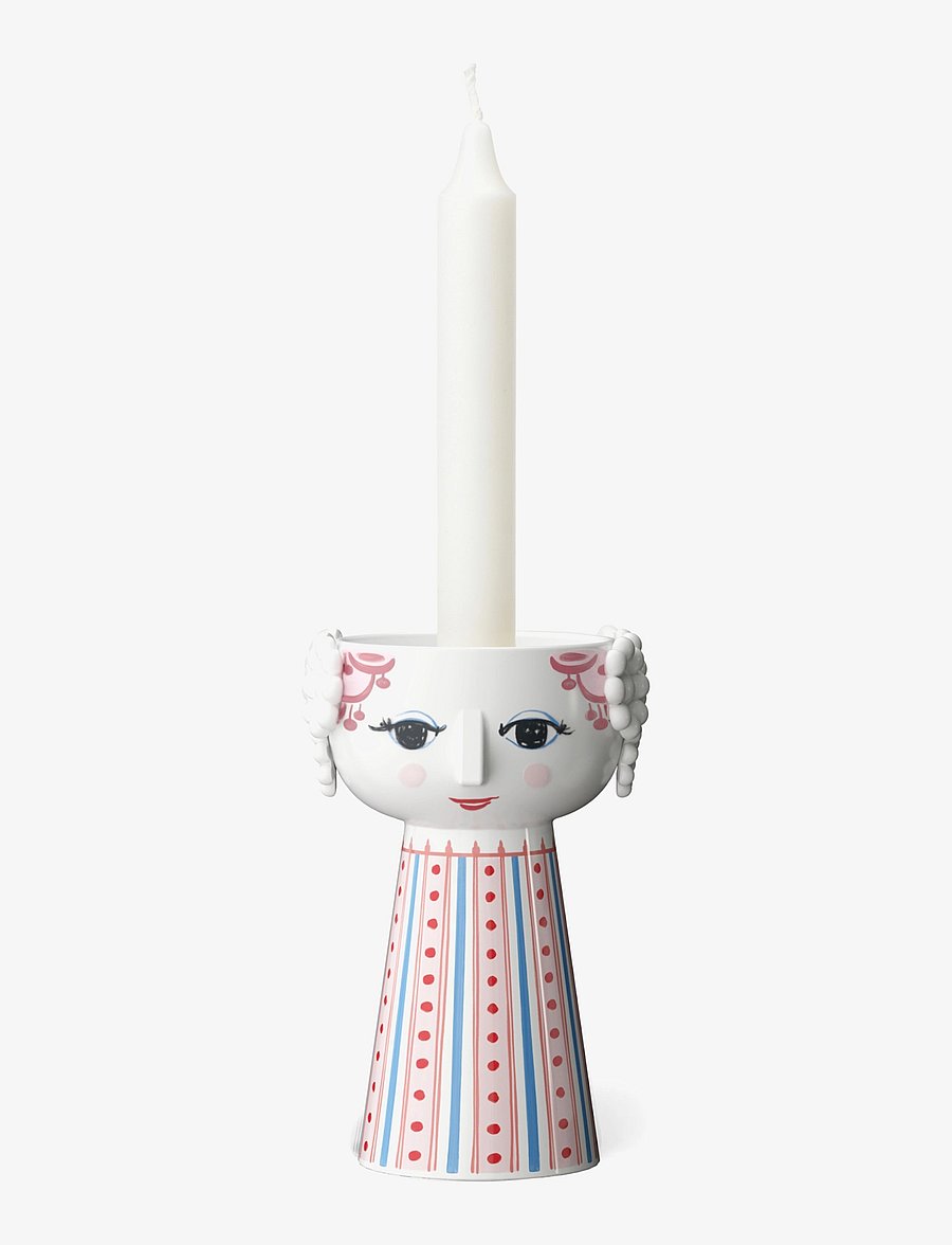Bjørn Wiinblad - Eva Candle holder H14 cm dusty red - nach preis einkaufen - dusty red - 2