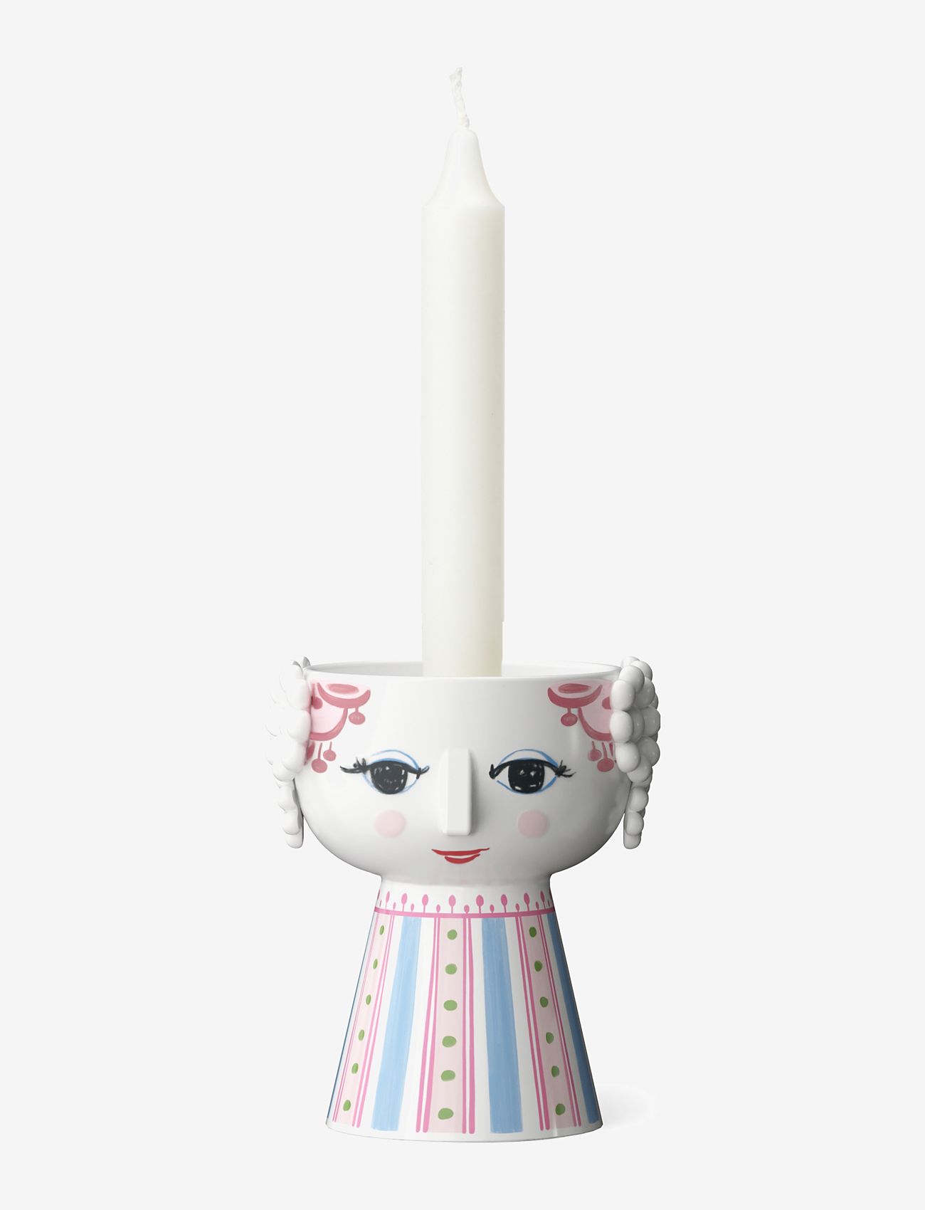 Bjørn Wiinblad - Eva Candle holder H9.5 cm pink - shop by price - pink - 2