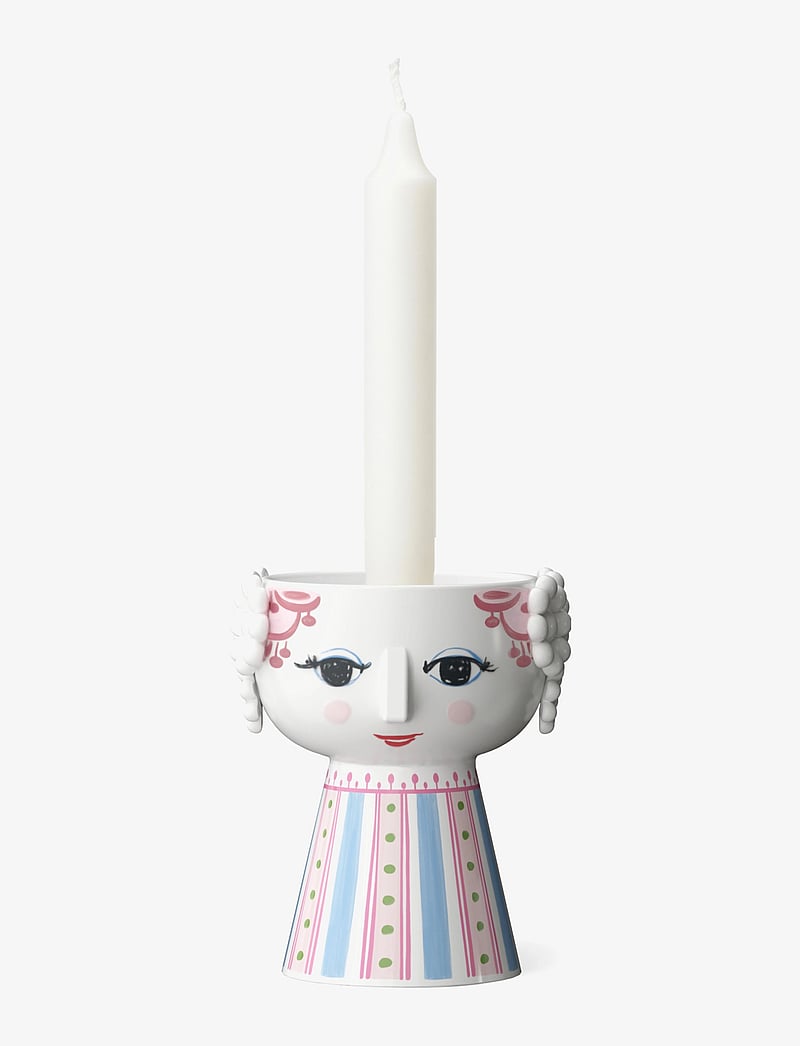 Bjørn Wiinblad - Eva Candle holder H9.5 cm pink - shop by price - pink - 2