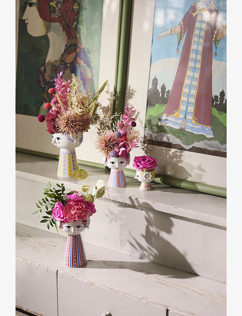 Bjørn Wiinblad - Eva Candle holder H9.5 cm pink - shop by price - pink - 4