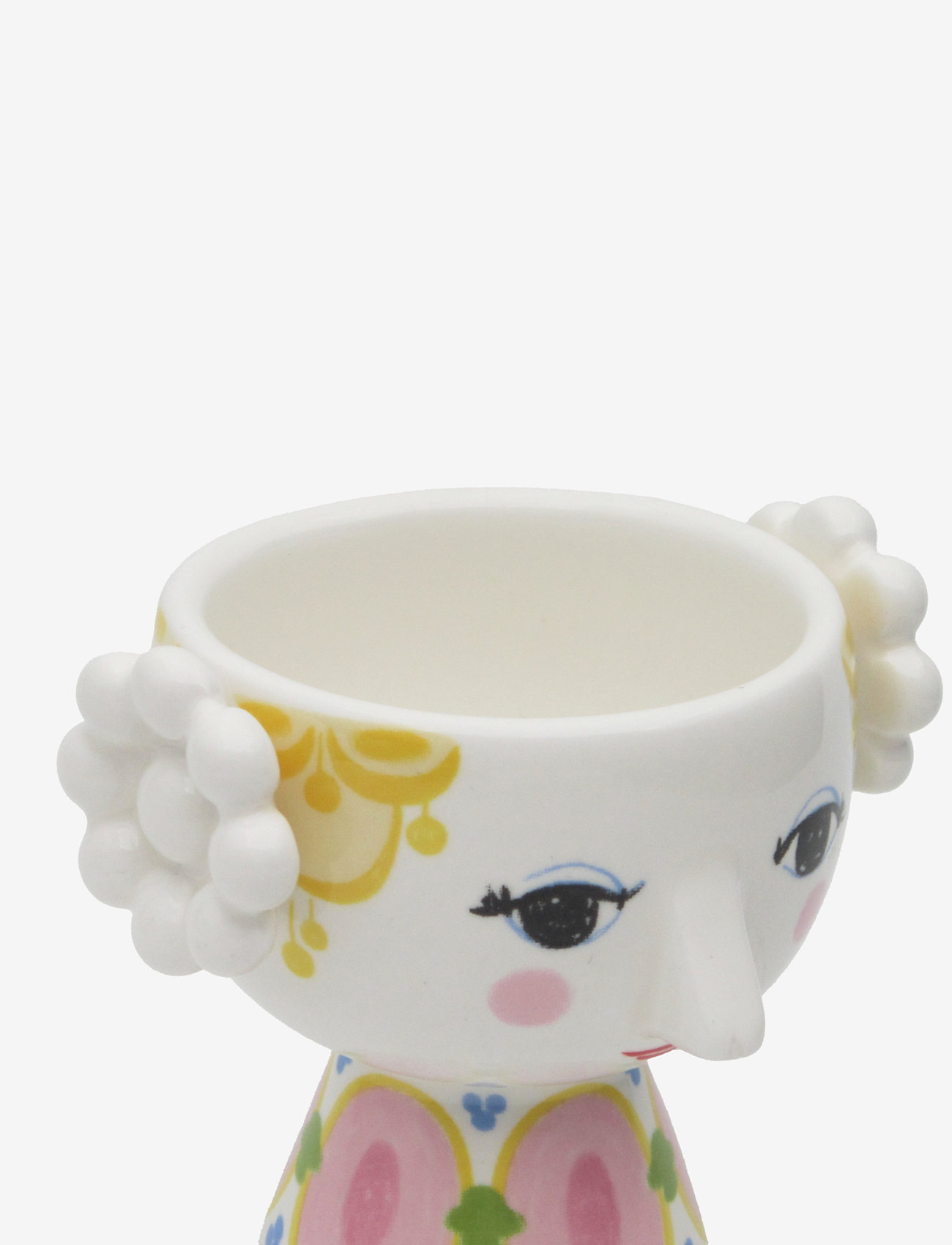 Bjørn Wiinblad - Eva Tealight holder Ø6.5 cm yellow/lavender 2 pcs. - teelichthalter - yellow/lavender - 2