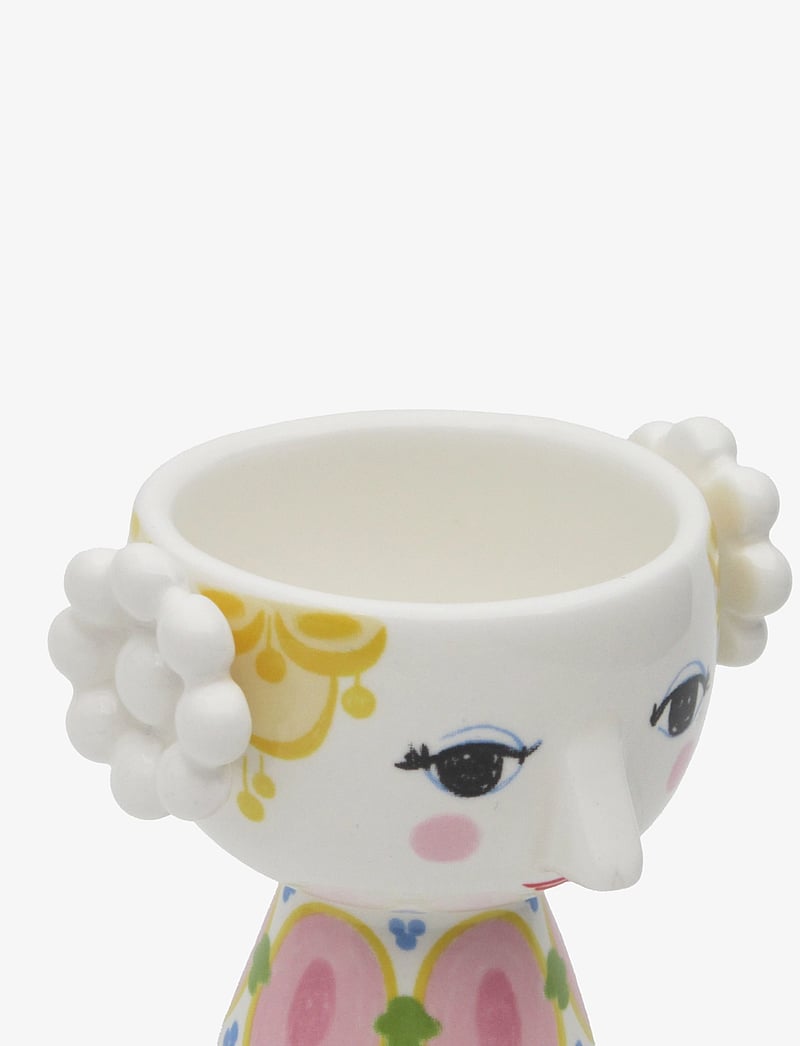 Bjørn Wiinblad - Eva Tealight holder Ø6.5 cm yellow/lavender 2 pcs. - teelichthalter - yellow/lavender - 2