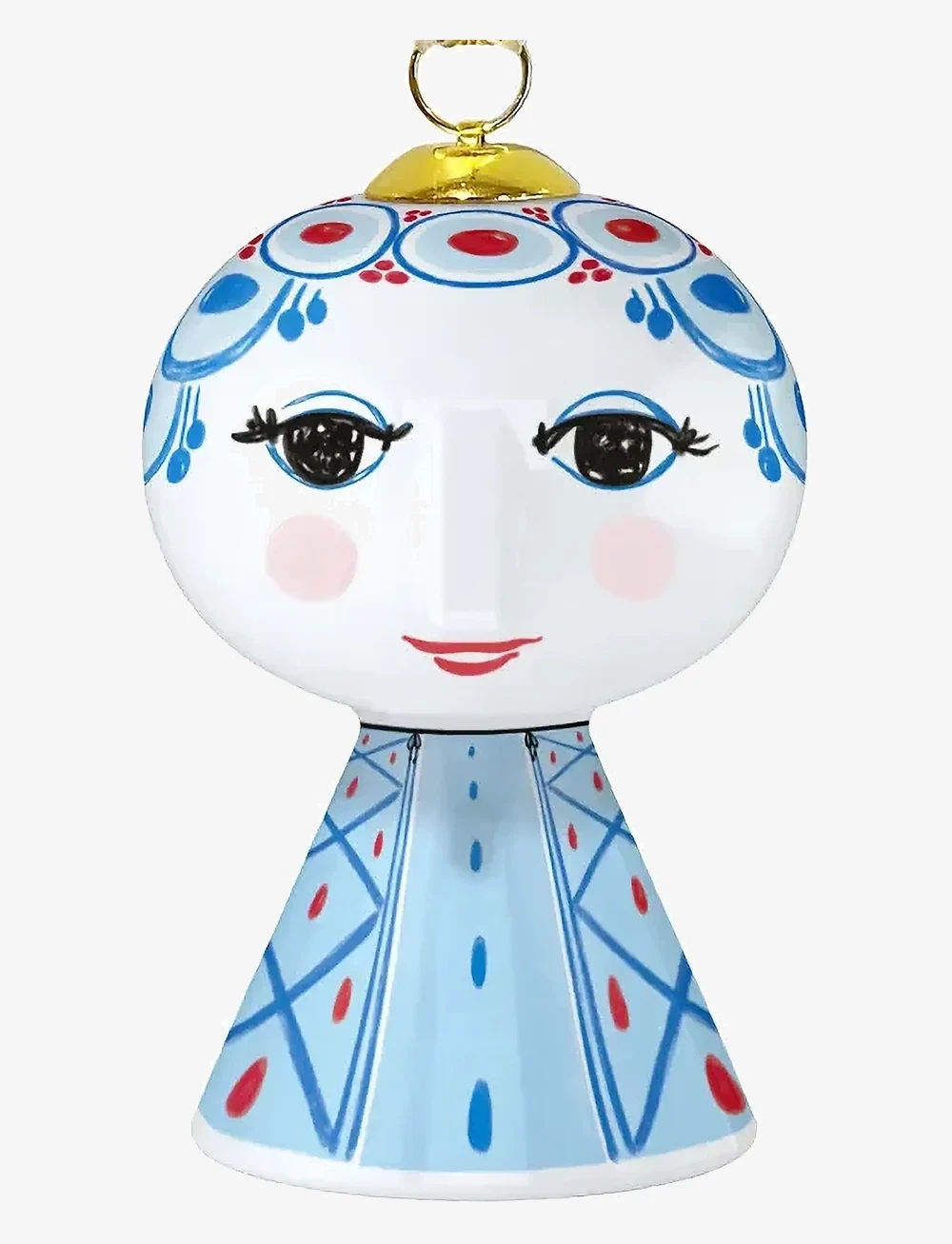 Bjørn Wiinblad - Eva Christmas Ornament 2025 blue - weihnachtskugeln - blue - 0