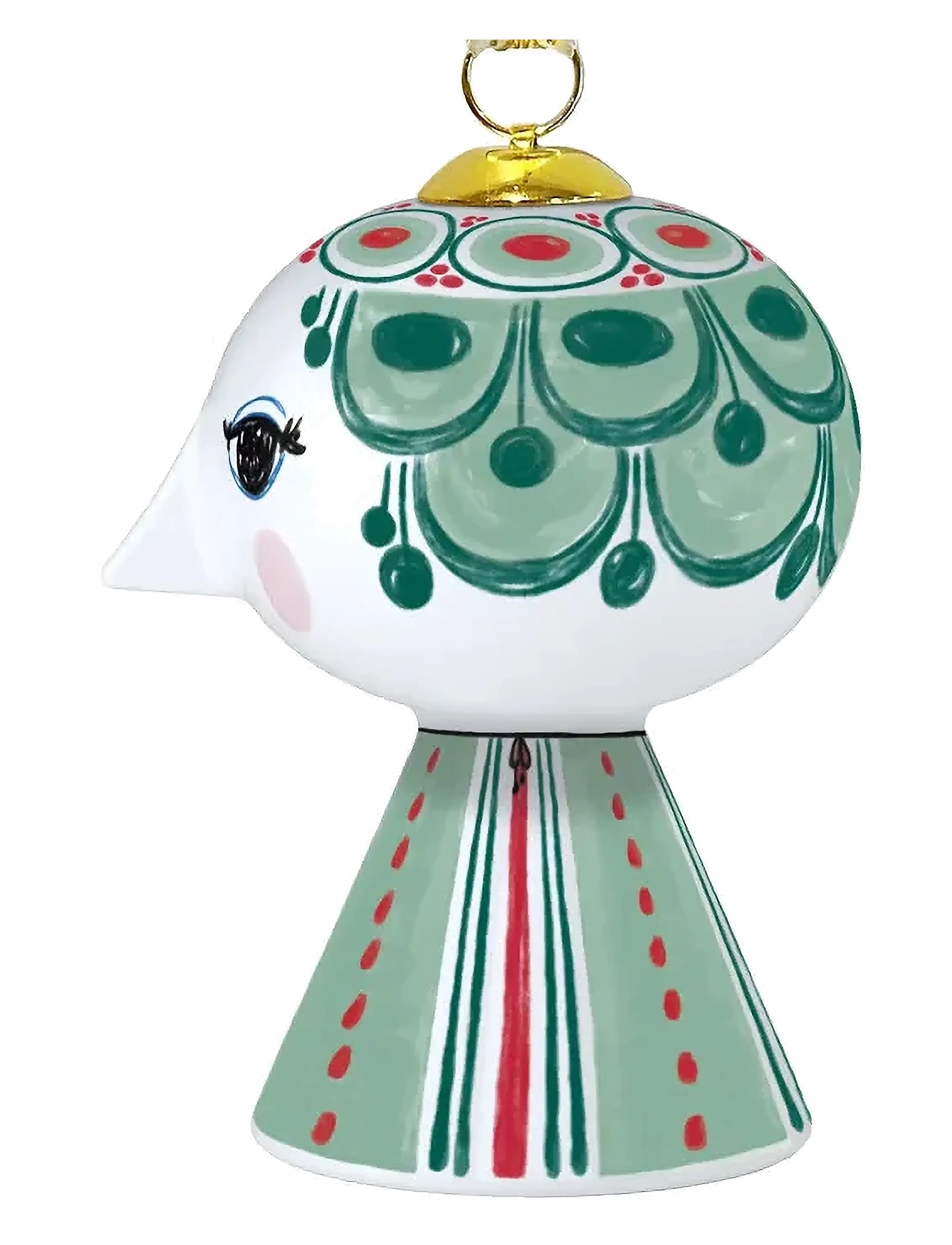 Bjørn Wiinblad - Eva Christmas Ornament 2025 green - green - 2