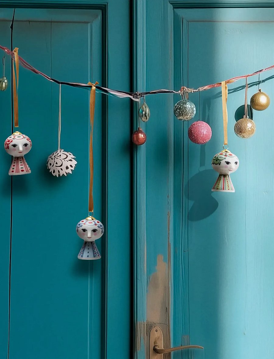 Bjørn Wiinblad - Eva Christmas Ornament 2025 green - green - 5