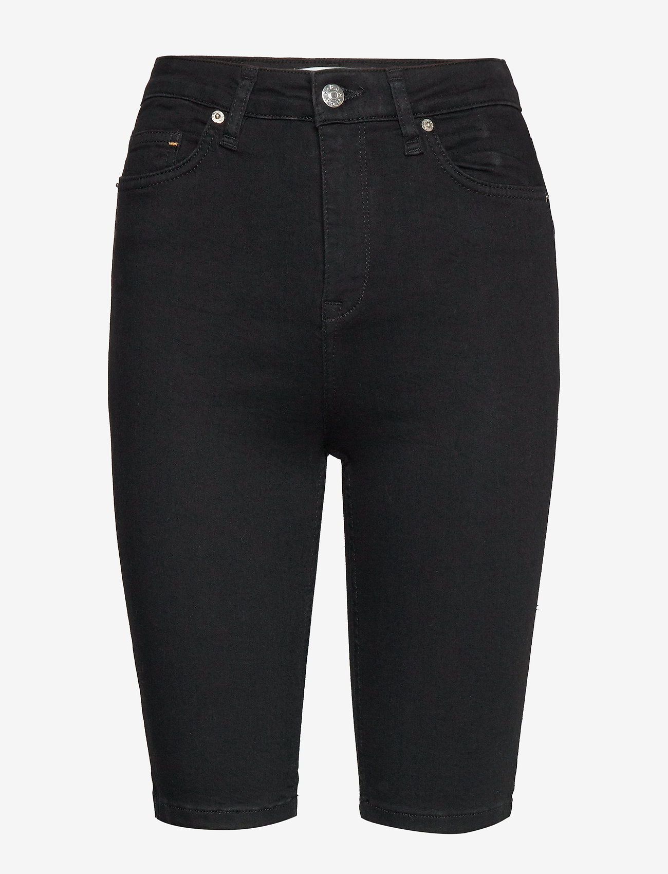 Blanche - Jade HW short - bermudashorts - black demin - 0