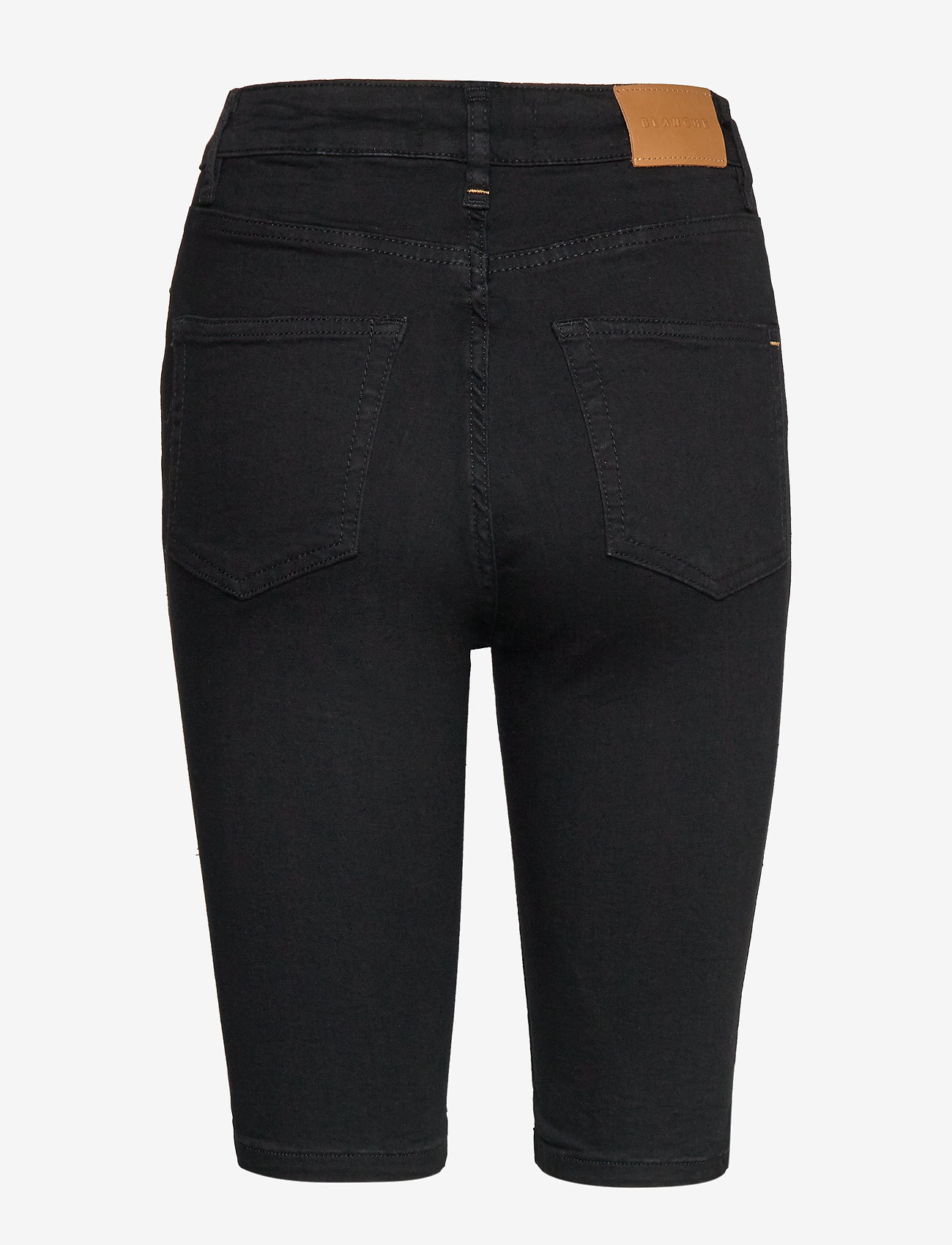 Blanche - Jade HW short - bermudashorts - black demin - 1