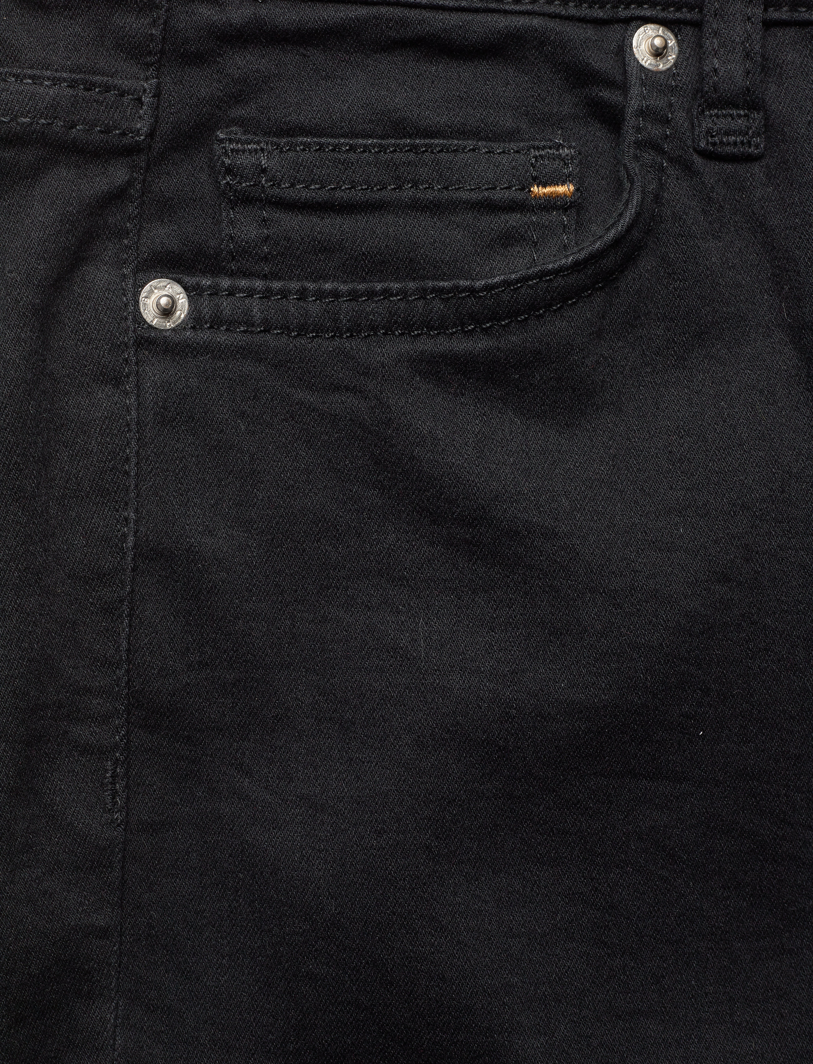 Blanche - Jade HW short - bermudashorts - black demin - 2