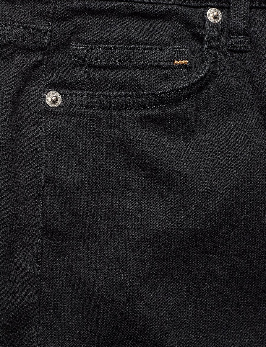 Blanche - Jade HW short - bermudashorts - black demin - 2