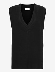 Blanche - Hybrid - knitted vests - black - 0