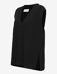 Blanche - Hybrid - knitted vests - black - 2