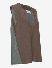 Blanche - Hybrid - knitted vests - major brown - 2