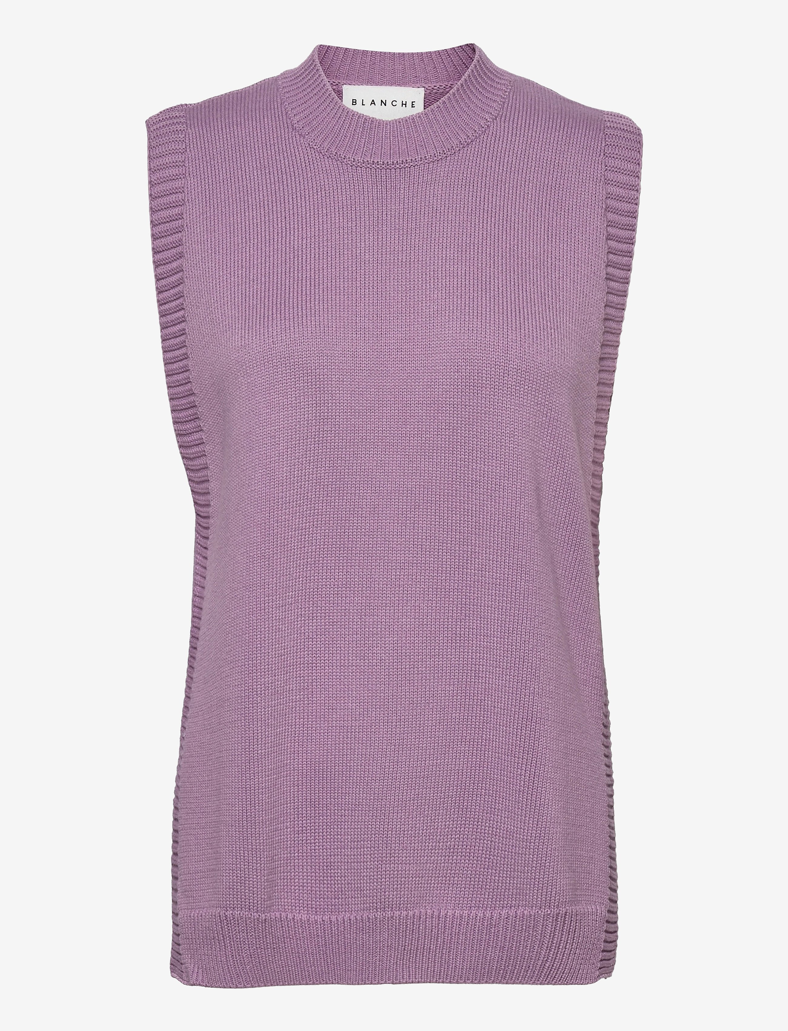 Blanche Sea Vest, XS, Purple, Veste > Strikkede Veste, Dame