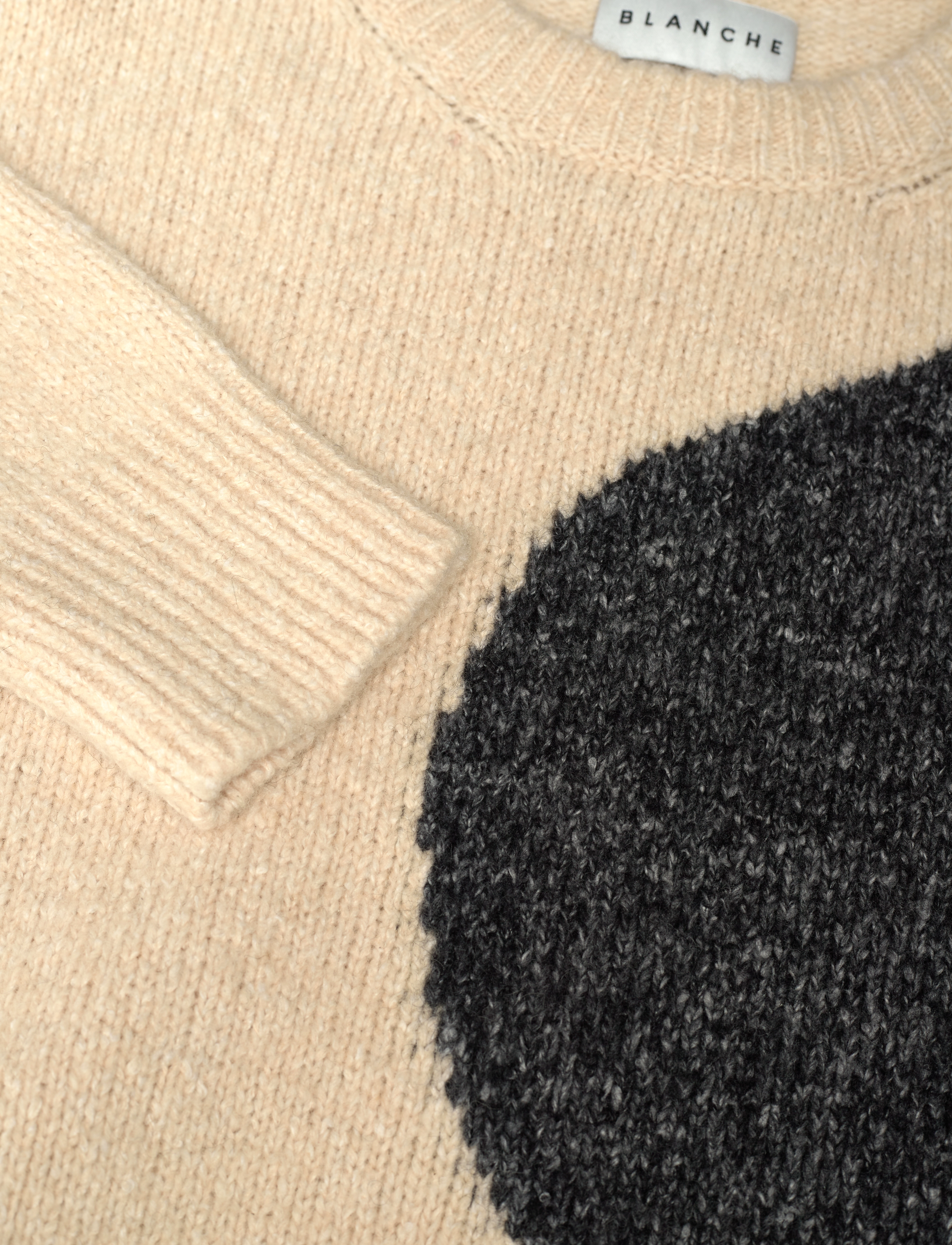 Blanche - Statement Knit Jumper - black - 2