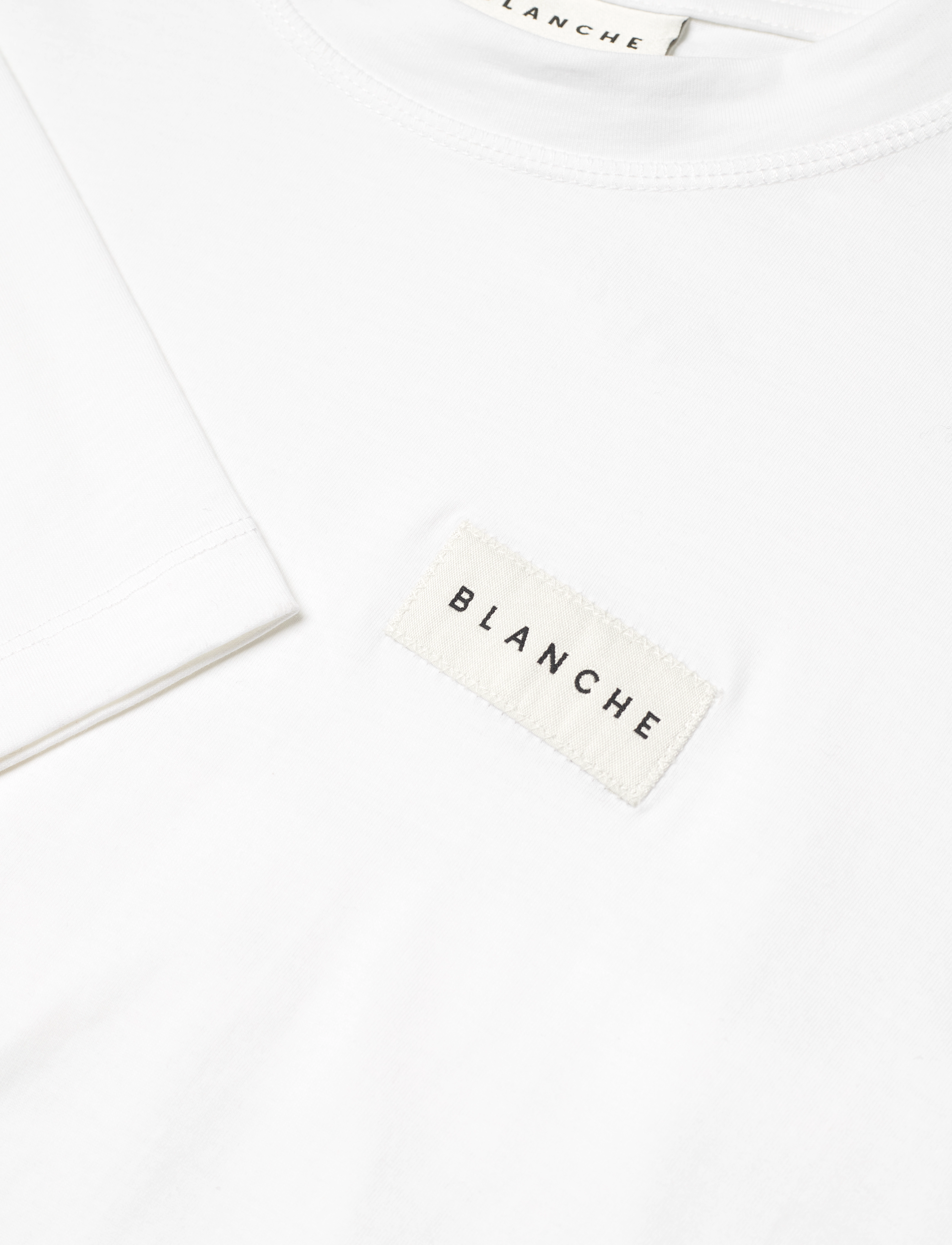 Blanche - Main Badge Ls - white - 2