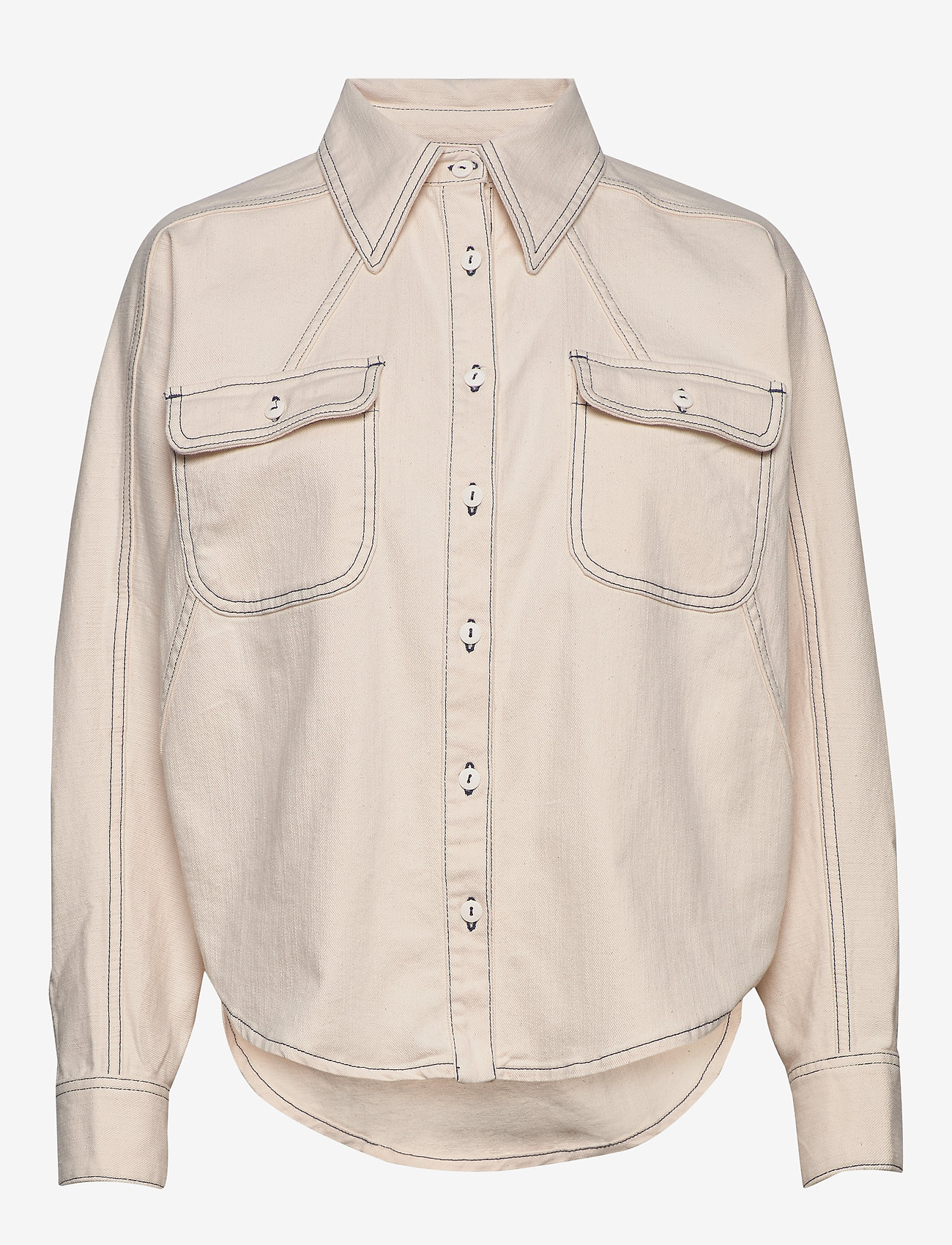 Blanche - Alina Shirt - bull denim - 0