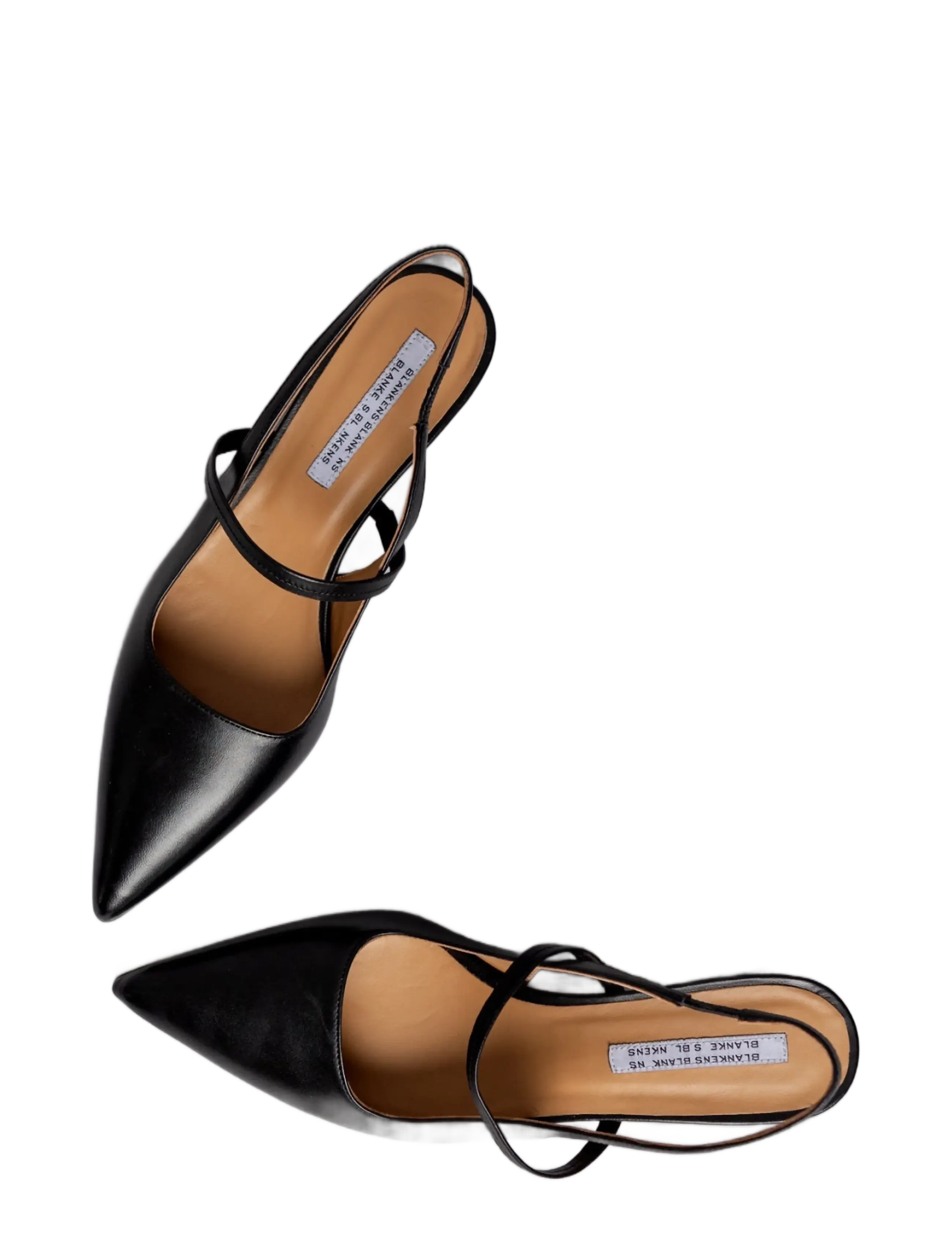 Blankens - The Julie - högklackade slingbacks - black - 2