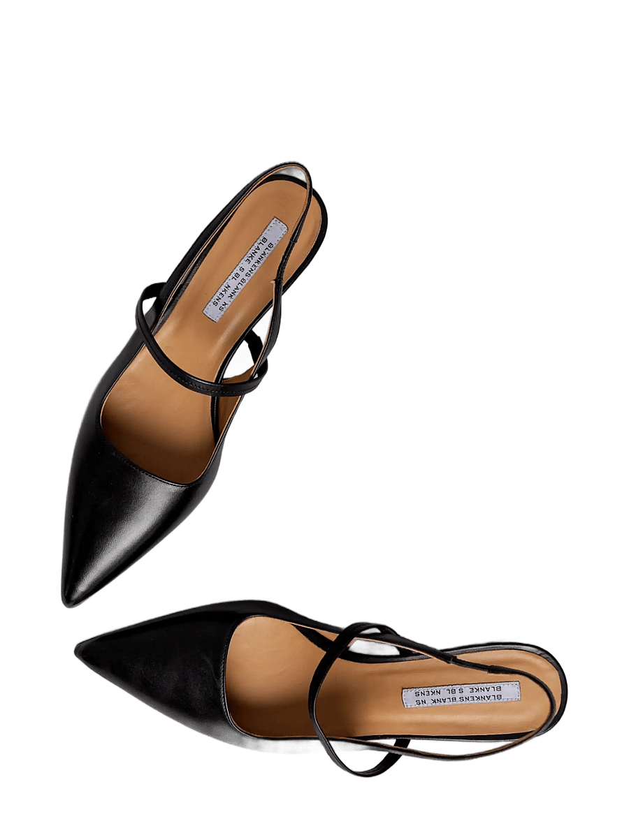 Blankens - The Julie - högklackade slingbacks - black - 2