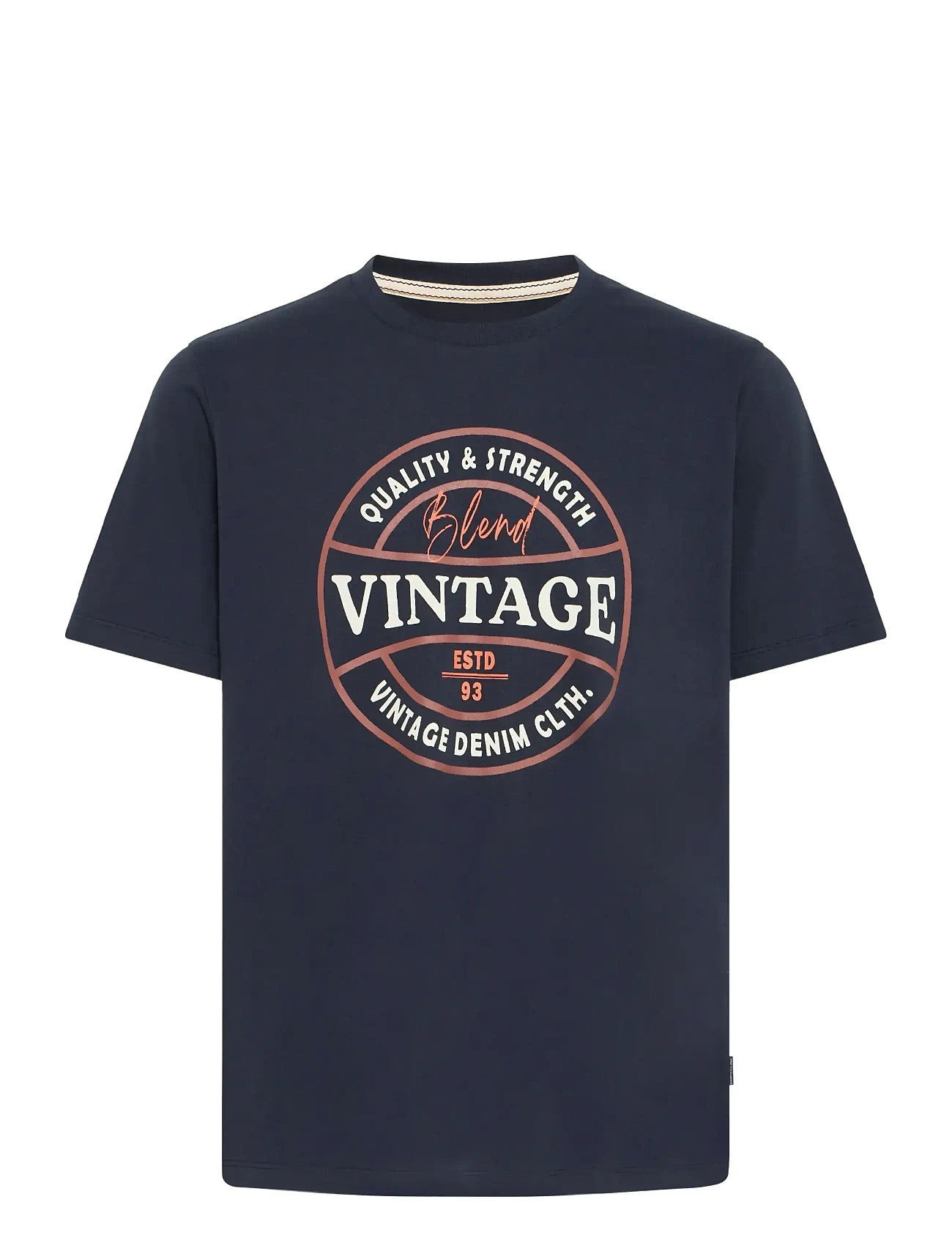 Blend Bhib Logo S/S Tee - Blue - S 2
