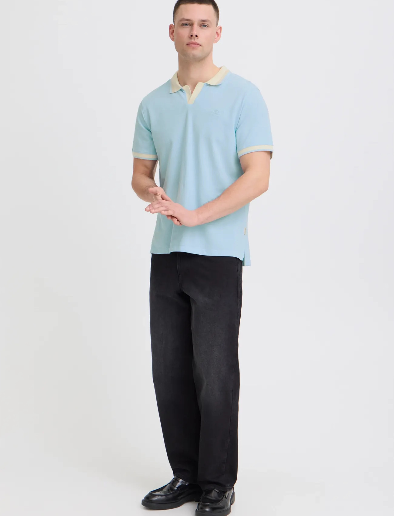 Blend Bhevo Polo S/S - Blue - S 1