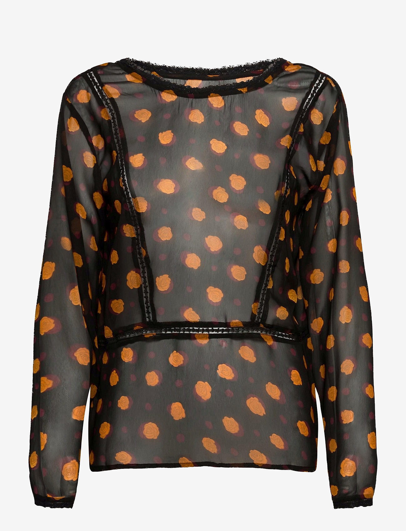 Blend She - BSHELIA R BL - langärmlige blusen - printed - 0