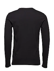 Blend - BHNICOLAI tee l.s. - langærmede t-shirts - black - 2