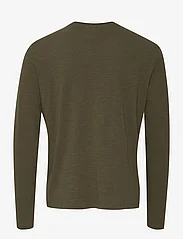 Blend - BHNICOLAI tee l.s. - langærmede t-shirts - dusty green - 2