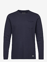 Blend - BHNICOLAI tee l.s. - lowest prices - navy - 0