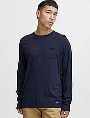 Blend - BHNICOLAI tee l.s. - lowest prices - navy - 3