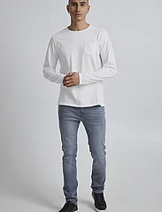 Blend - BHNICOLAI tee l.s. - lowest prices - white - 2