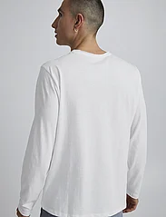 Blend - BHNICOLAI tee l.s. - long-sleeved t-shirts - white - 3